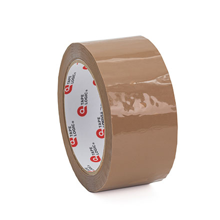 2" x 55 yds. Tan (6 Pack) TAPE LOGIC<span class='afterCapital'><span class='rtm'>®</span></span> #600 Hot Melt Tape